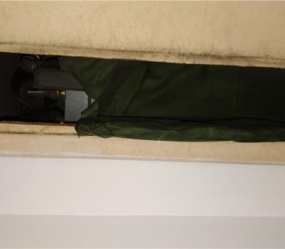 清洗前出風口帆布